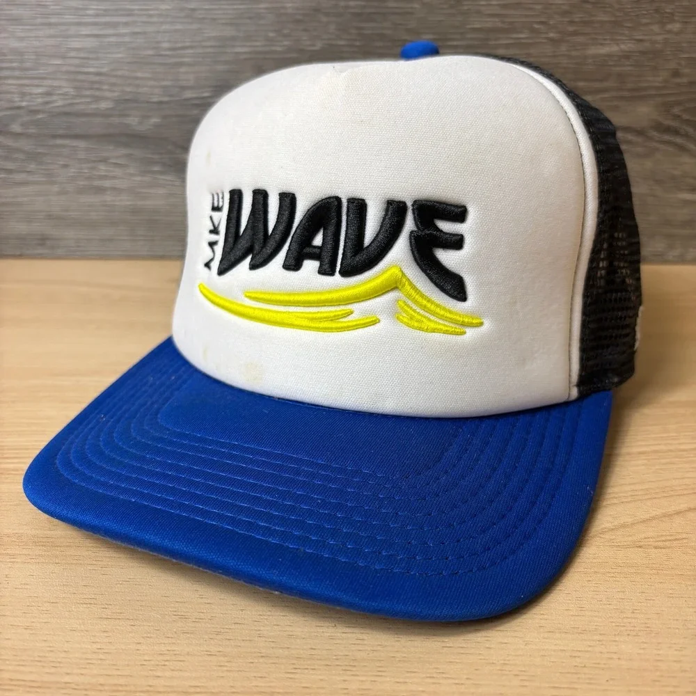 Milwaukee Wave Hat Cap‎ Snapback Trucker Blue MASL Professional Soccer